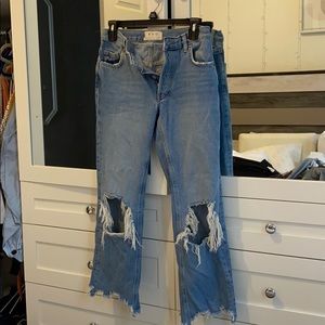 Free People Maggie straight leg jeans